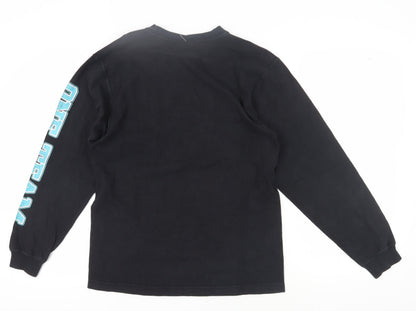 Jansport Men's Black Long Sleeve Sports Graphic T-Shirt S