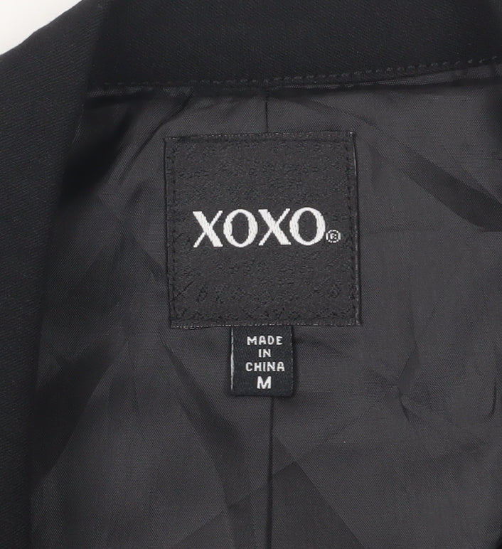 XOXO Women's Black Blazer, Size M, Business Casual