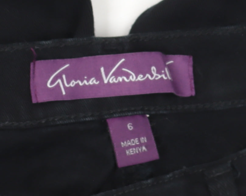Gloria Vanderbilt Women's Black Straight Jeans Size 6