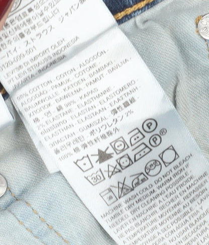 Levi Strauss & Co. Men's Blue Straight Jeans L