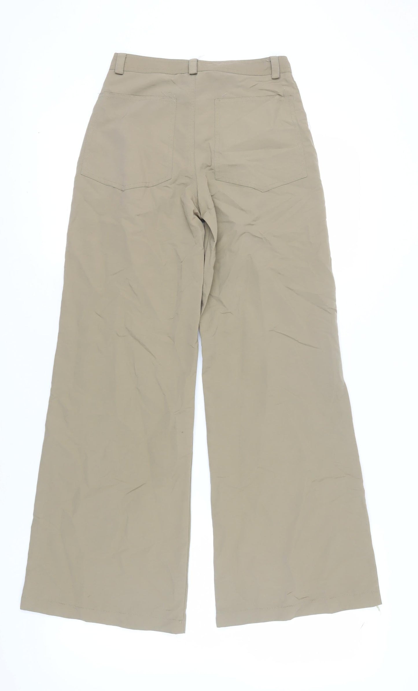 Red Rock Womens Beige Wide-Leg Trousers XS