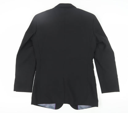 Mens UK Size 36 Ciro Citterio Regular Black Suit Jacket