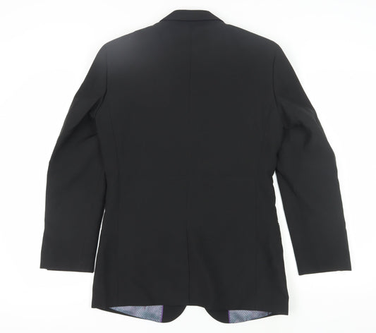 Mens UK Size 36 Ciro Citterio Regular Black Suit Jacket