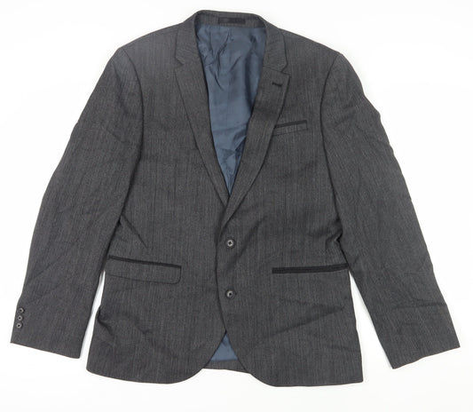 Mens UK Size 42 NEXT Regular Grey Suit Jacket
