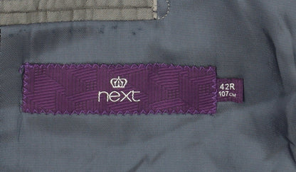 Mens UK Size 42 NEXT Regular Grey Suit Jacket