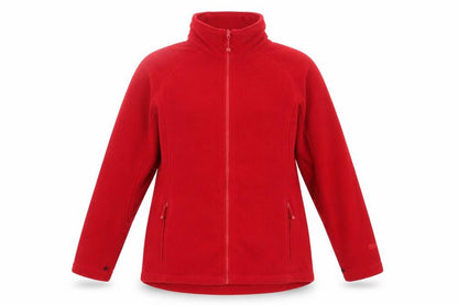 Regatta Women's Red Fleece Jacket UK 16 Casual Outdoor