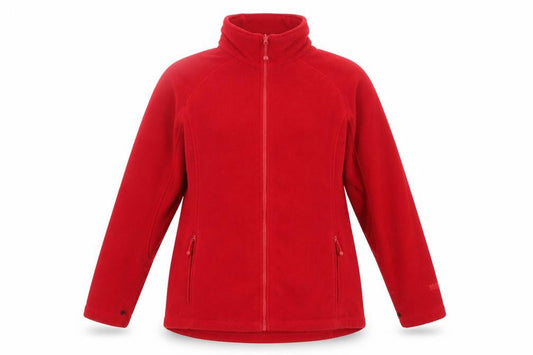 Regatta Women's Red Fleece Jacket UK 16 Casual Outdoor