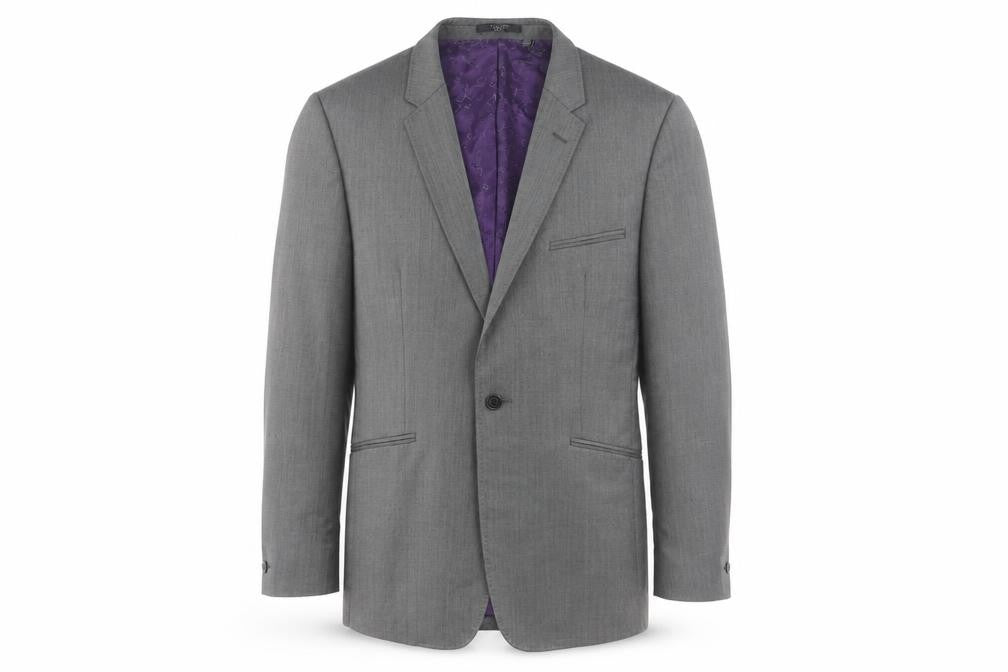Mens UK Size 40 Ted Baker Regular Grey Suit Jacket
