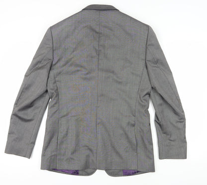 Mens UK Size 40 Ted Baker Regular Grey Suit Jacket