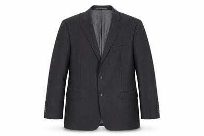 Pierre Cardin Men's Black Wool Suit Jacket Size 46R