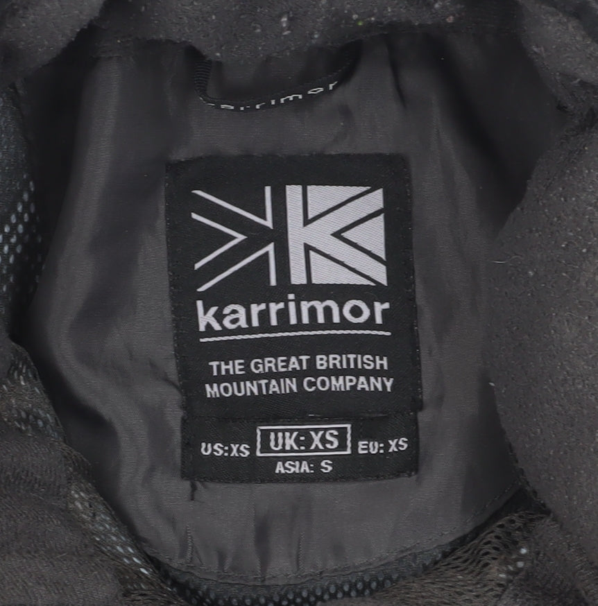 Mens UK Size XS Karrimor Black Windbreaker Coat