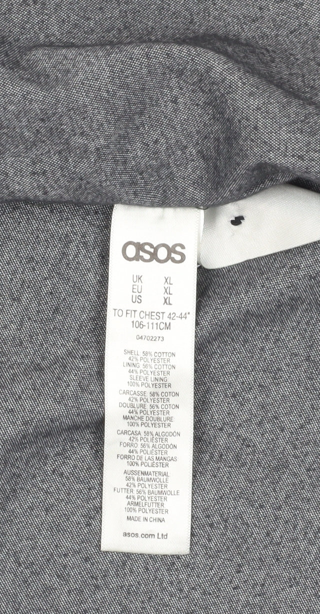 ASOS Men's Green XL Mid-Length Cotton Jacket