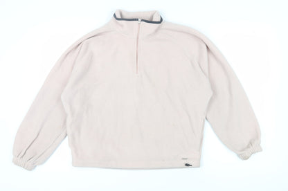 Hollister Women's Beige Pullover Sweatshirt S