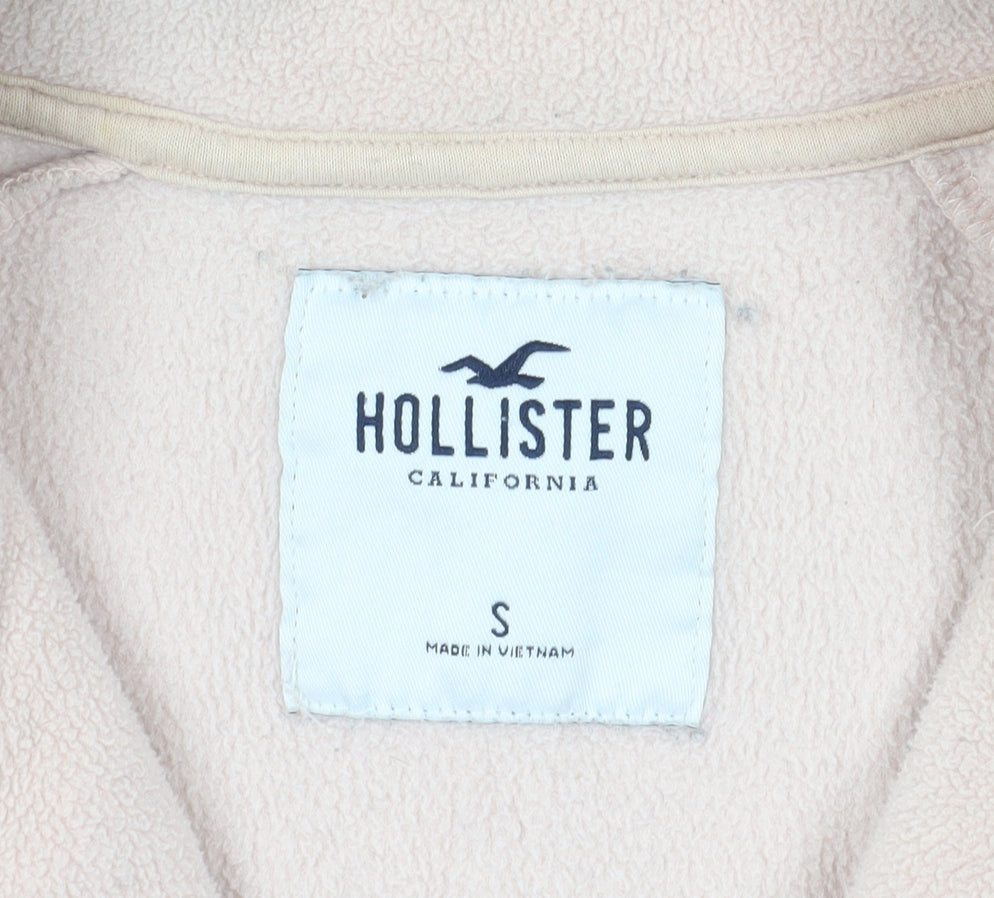 Hollister Women's Beige Pullover Sweatshirt S