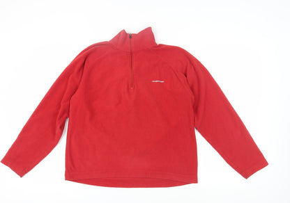 Craghoppers Red Fleece Unisex Pullover Sweatshirt S