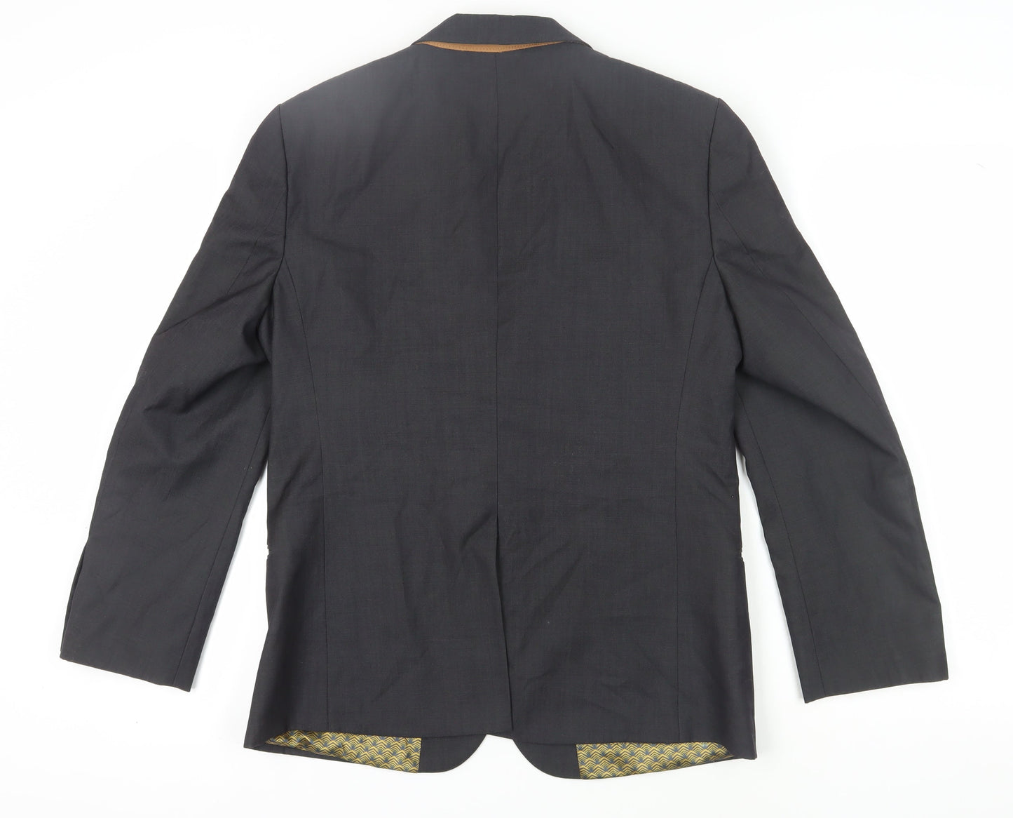 Mens UK Size 40 Ted Baker Regular Black Suit Jacket