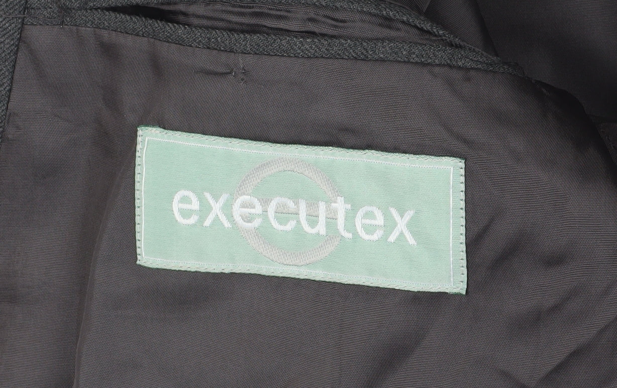 Mens UK Size 46 Executex Regular Grey Suit Jacket