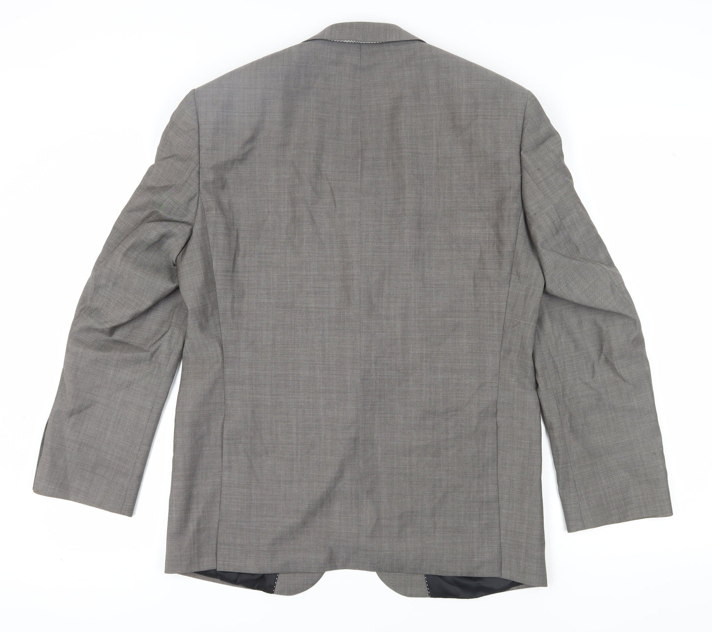 Mens UK Size 40 Baumler Regular Grey Suit Jacket