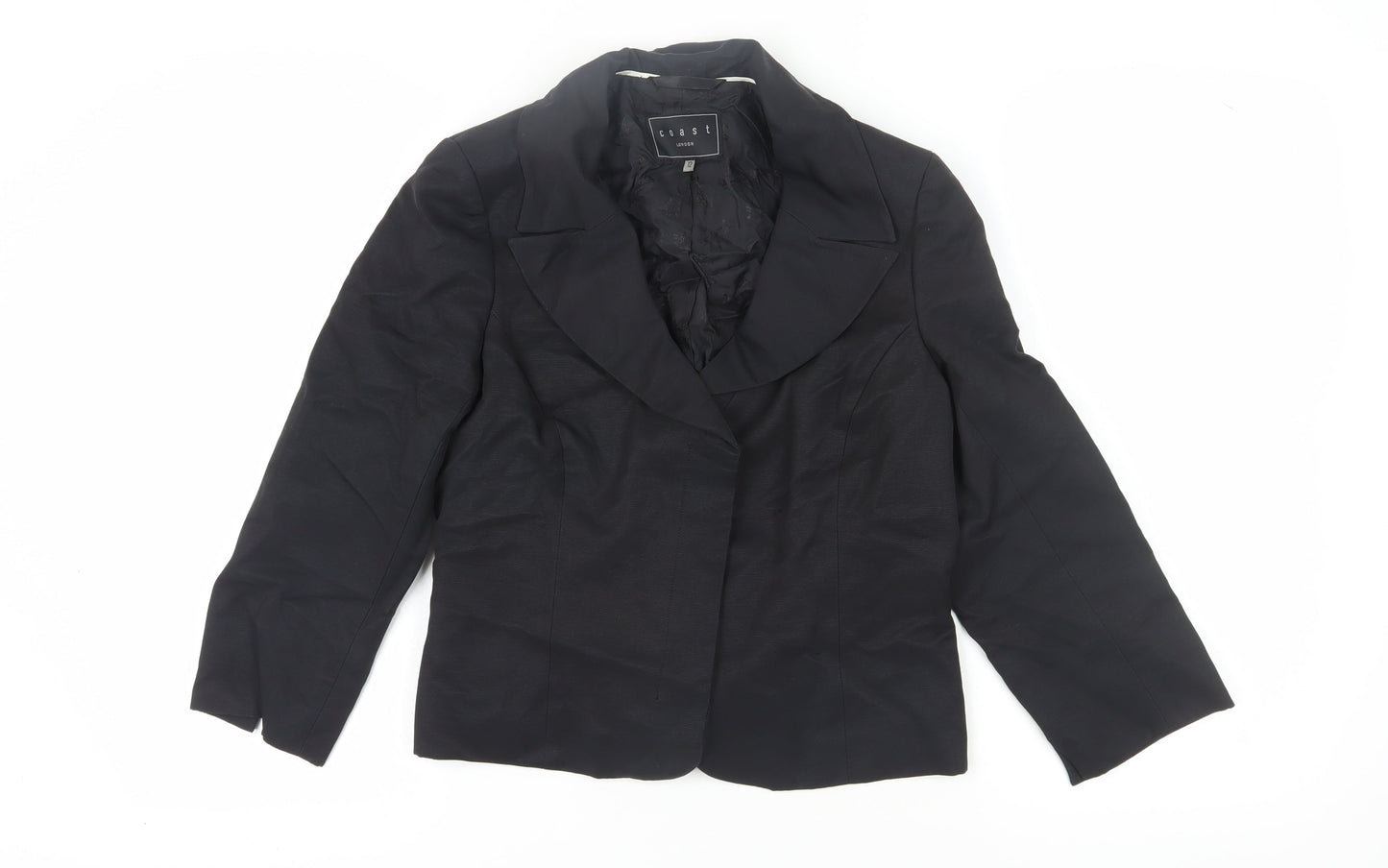 Coast Women's Black Shawl Collar Blazer, Size 12