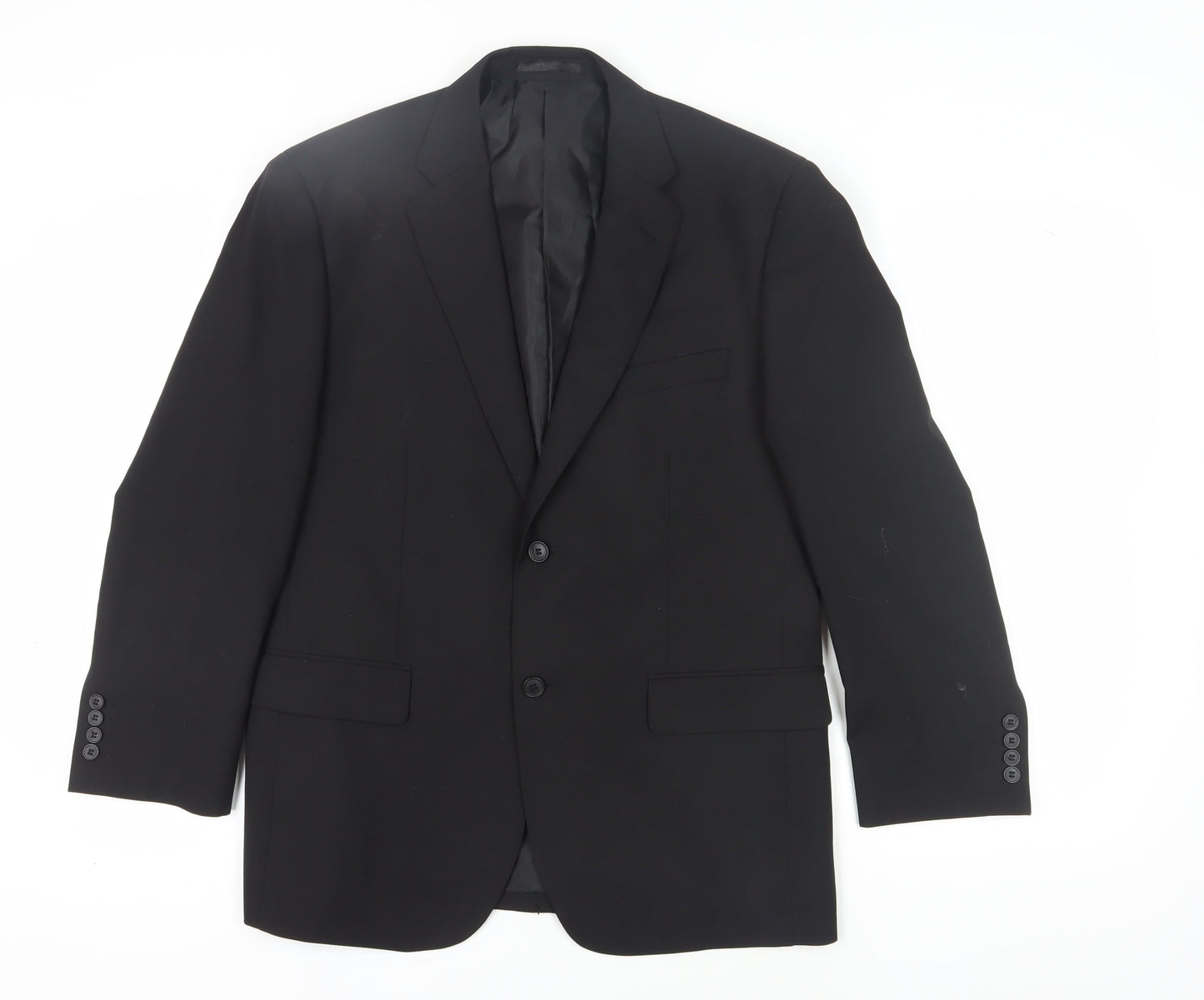 Mens UK Size 40 John Lewis Regular Black Suit Jacket