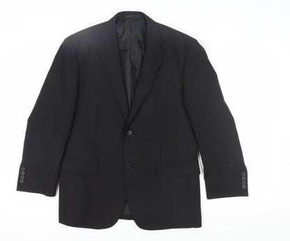 Mens UK Size 40 John Lewis Regular Black Suit Jacket