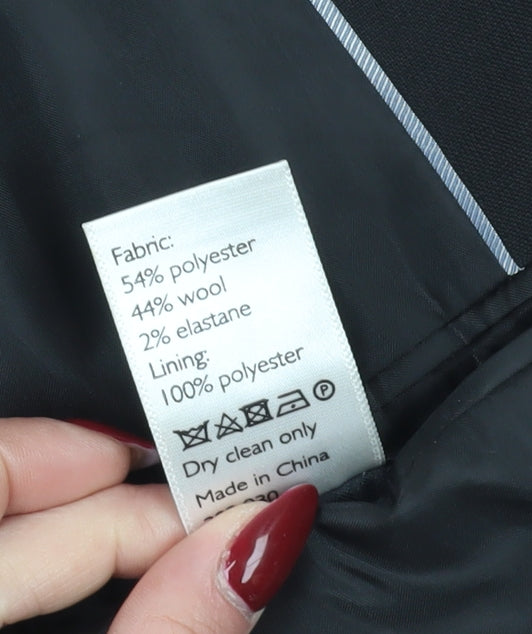 Mens UK Size 40 John Lewis Regular Black Suit Jacket