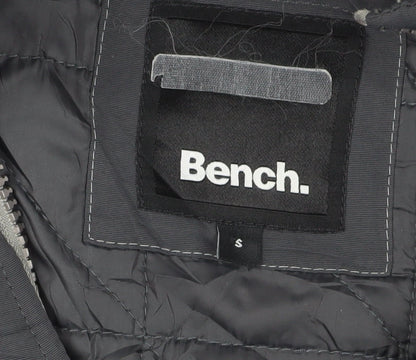 Mens UK Size S Bench Grey Parka Coat
