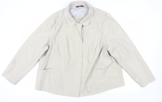 Womens UK Size XL Bm Collection Beige Basic Jacket