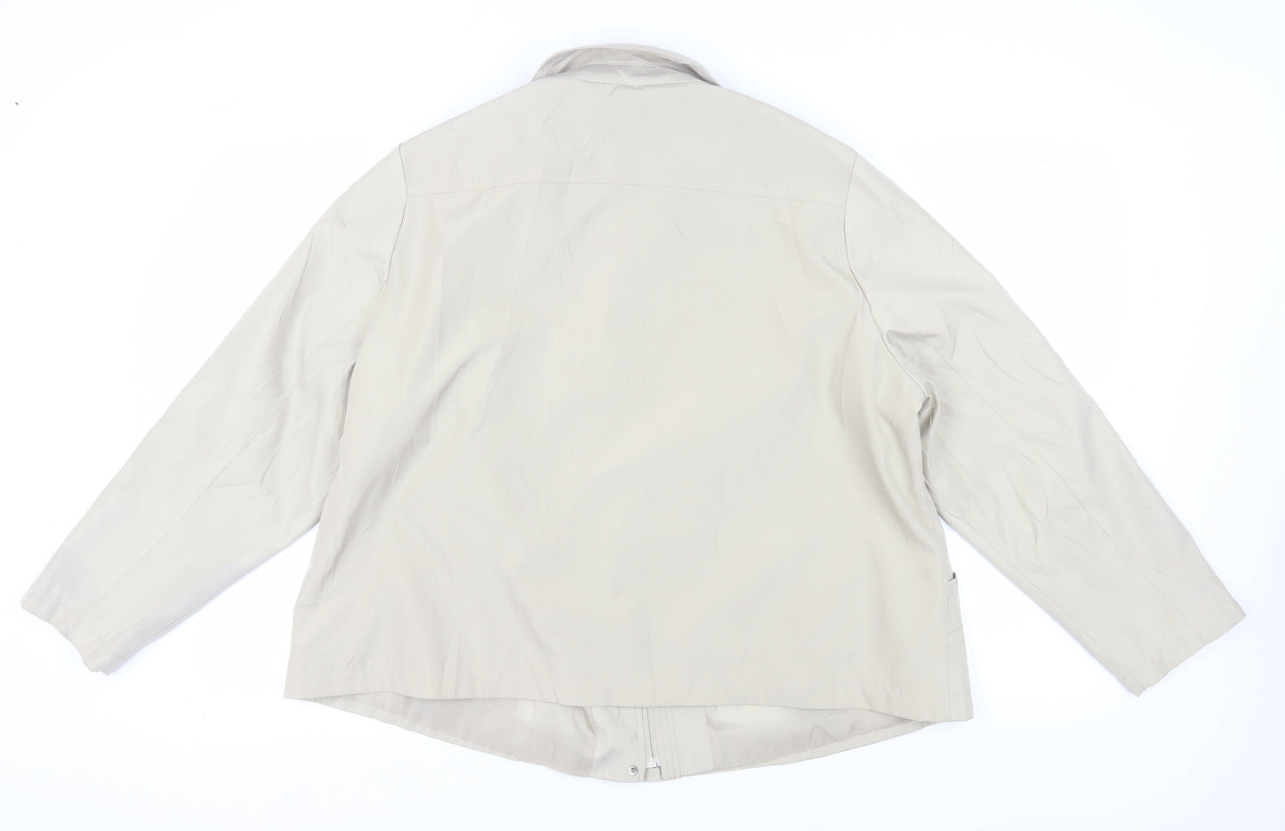 Womens UK Size XL Bm Collection Beige Basic Jacket