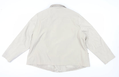 Womens UK Size XL Bm Collection Beige Basic Jacket