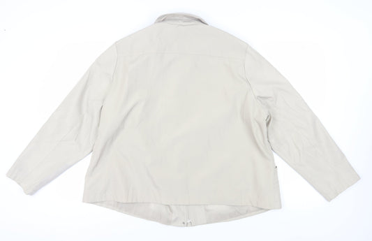 Womens UK Size XL Bm Collection Beige Basic Jacket