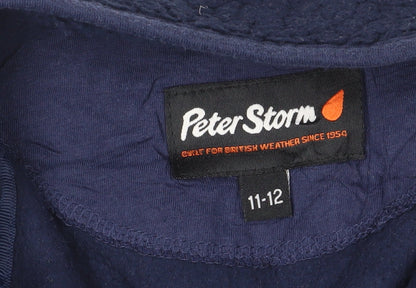 Peter Storm Boys Navy Fleece Sweatshirt 11-12 Years