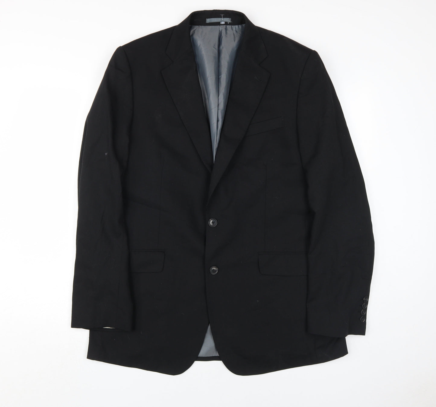 Mens UK Size 40 Marks and Spencer Regular Black Suit Jacket
