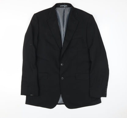 Mens UK Size 40 Marks and Spencer Regular Black Suit Jacket