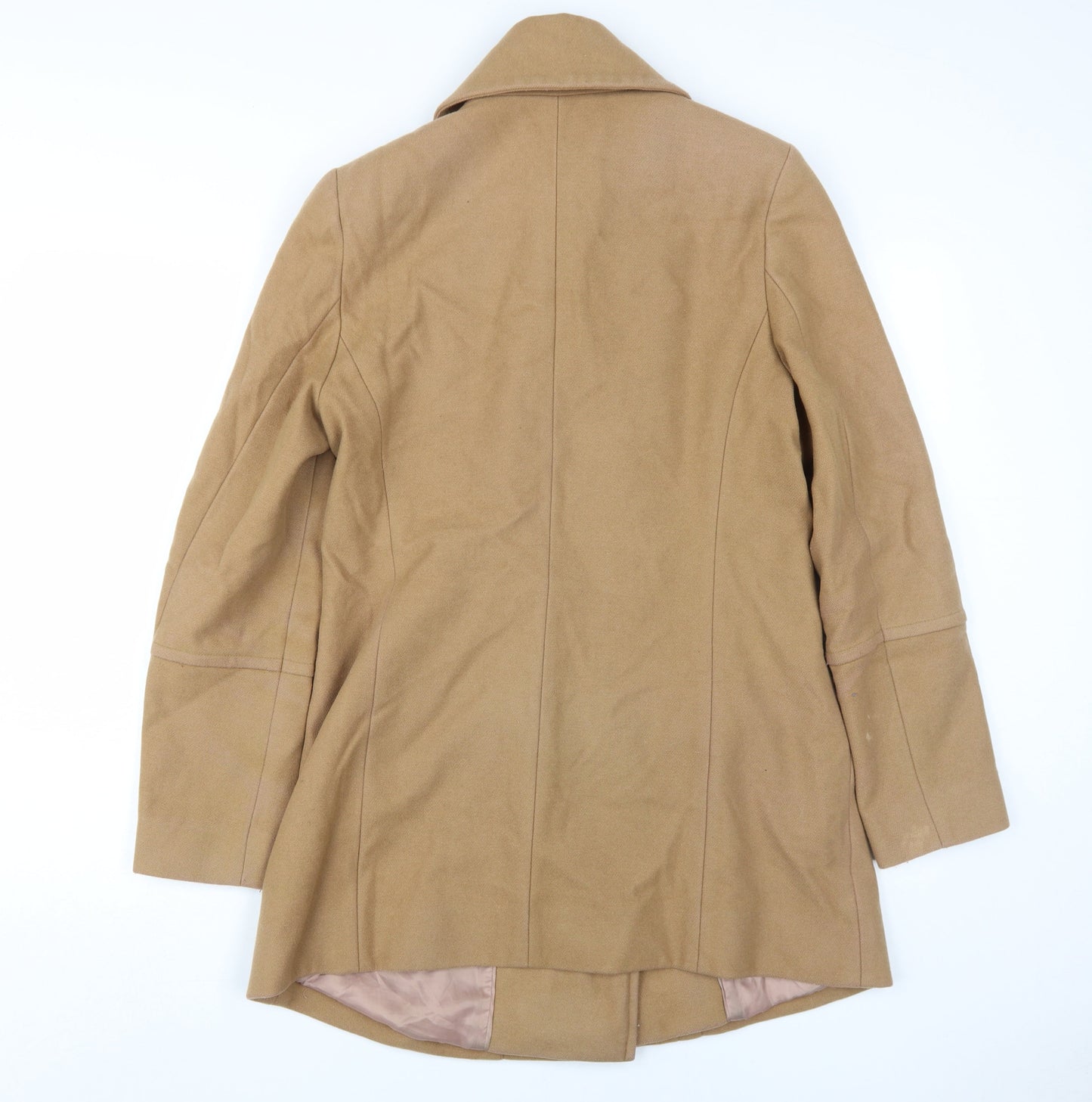Marcs Women's Beige Wool Overcoat Size 12