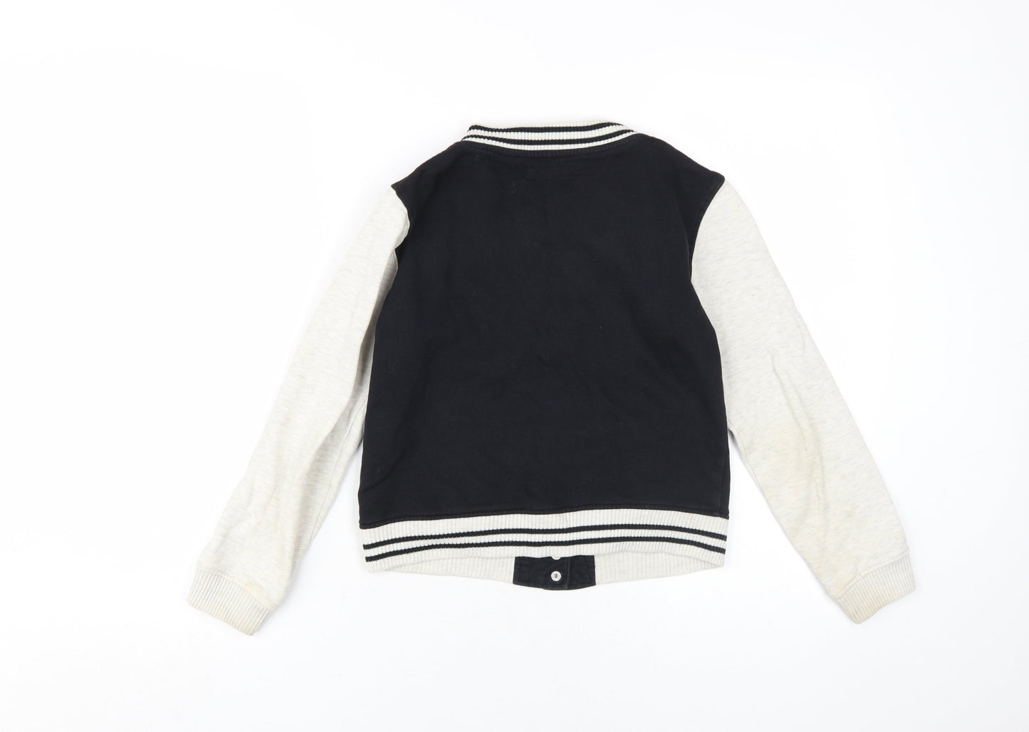 L.O.G.G. Girls Black Varsity Jacket 9-10 Years