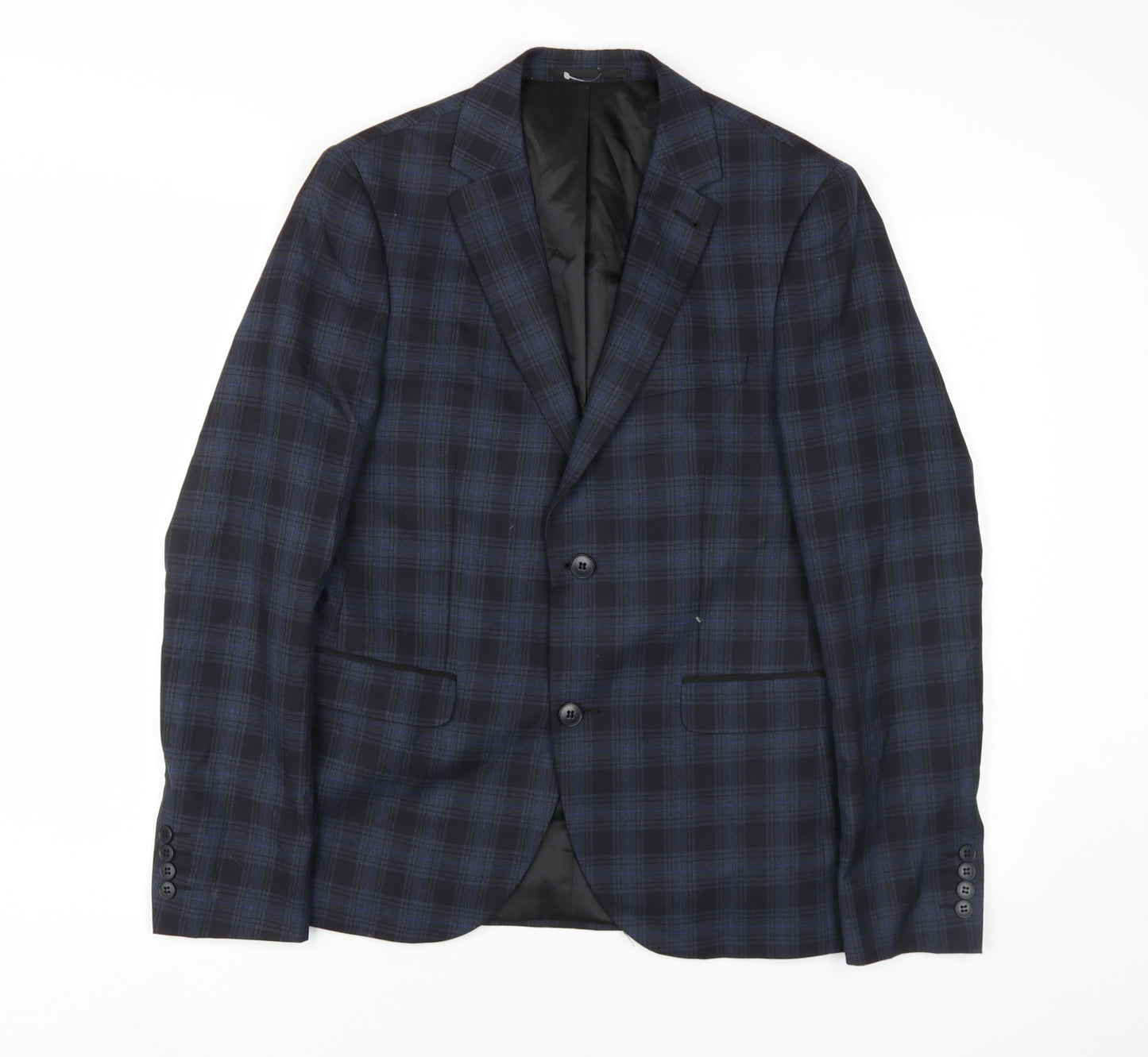 Mens UK Size 38 New Look Regular Blue Suit Jacket