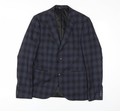 Mens UK Size 38 New Look Regular Blue Suit Jacket