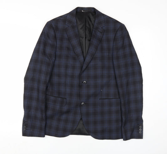Mens UK Size 38 New Look Regular Blue Suit Jacket