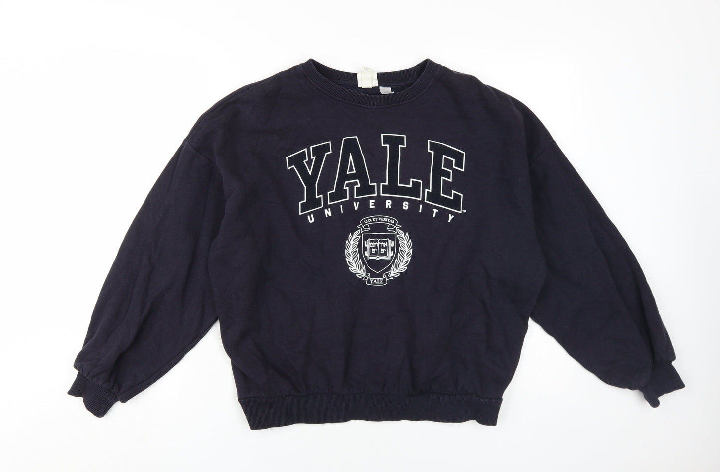 H&M Women's Black XS Pullover Yale Sweatshirt