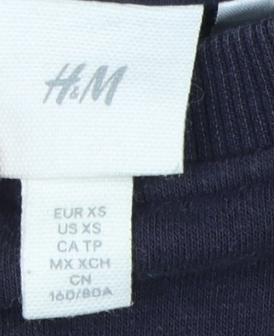 H&M Women's Black XS Pullover Yale Sweatshirt