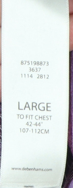 Jeff Banks Men's Multicoloured Striped Polo Shirt - Large