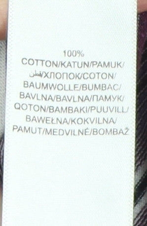 Jeff Banks Men's Multicoloured Striped Polo Shirt - Large