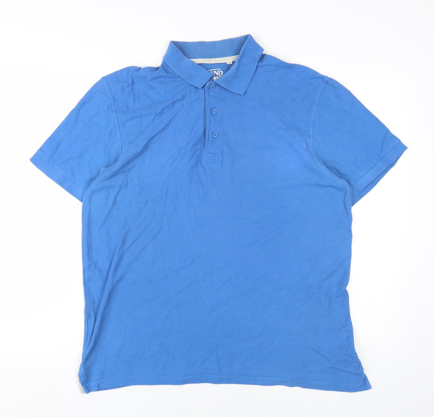 Sand Stone Men's Blue Medium Polo Shirt - Casual Wear