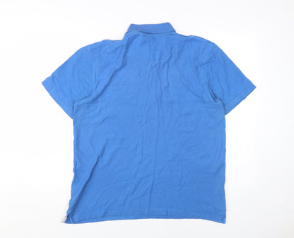 Sand Stone Men's Blue Medium Polo Shirt - Casual Wear