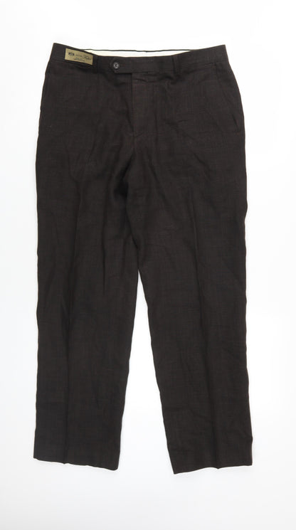 Marks & Spencer Men's Brown Dress Pants Size 32