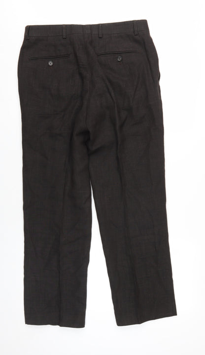 Marks & Spencer Men's Brown Dress Pants Size 32