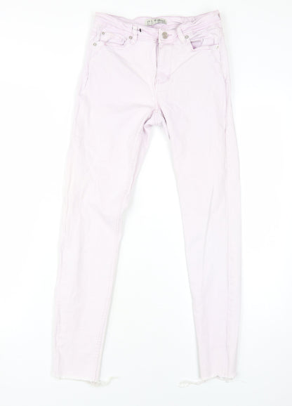 Denim Co Women's Pink Skinny Jeans Size 6 Regular