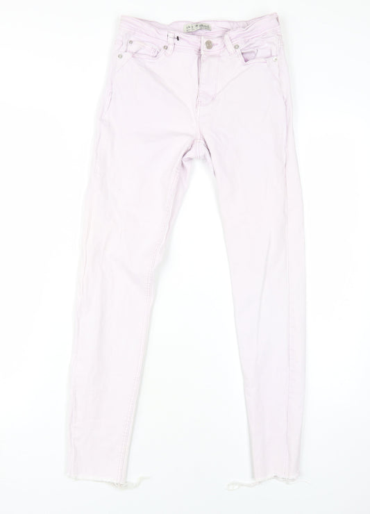 Denim Co Women's Pink Skinny Jeans Size 6 Regular