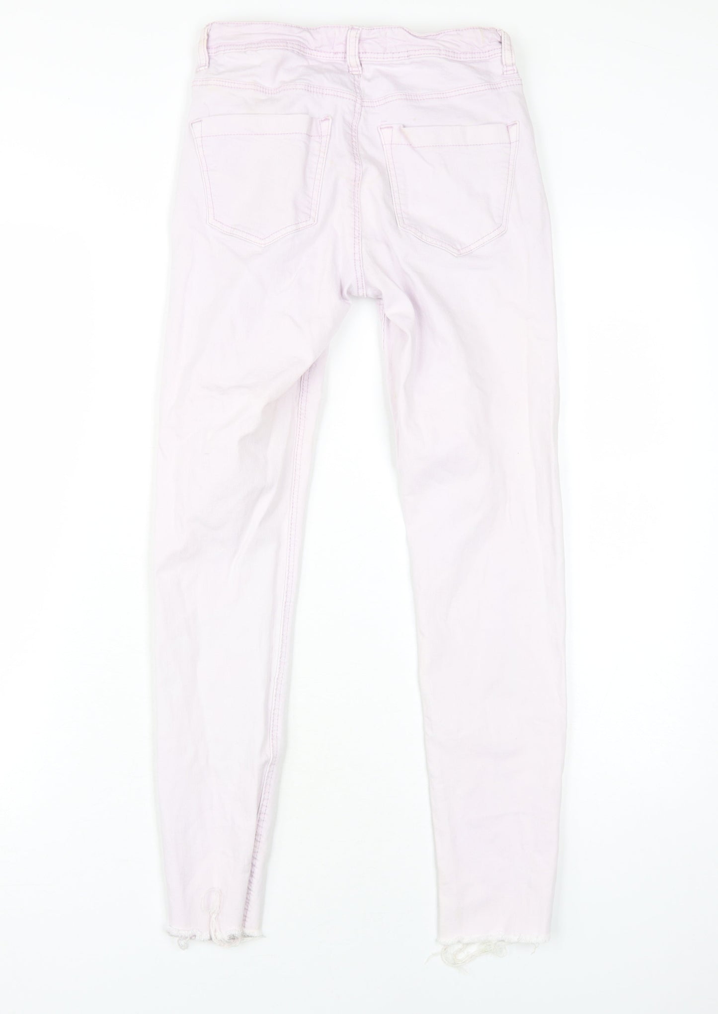 Denim Co Women's Pink Skinny Jeans Size 6 Regular